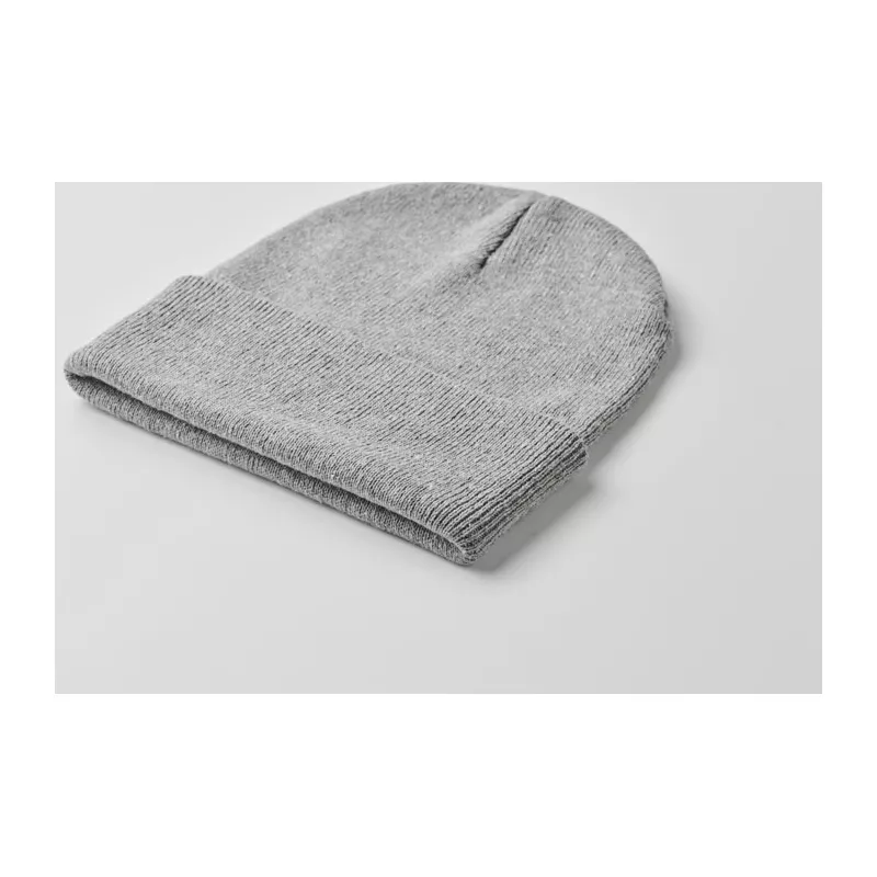 Czapka zimowa unisex z mankietem BEANIX - Szary (MO2705-07)