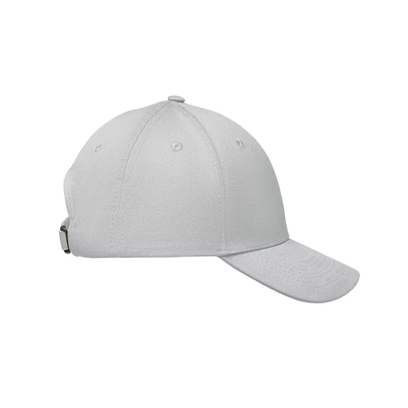 Czapka z daszkiem 6-panelowa 280 g/m² BAHAMAS - Bialy (MO2347-06)