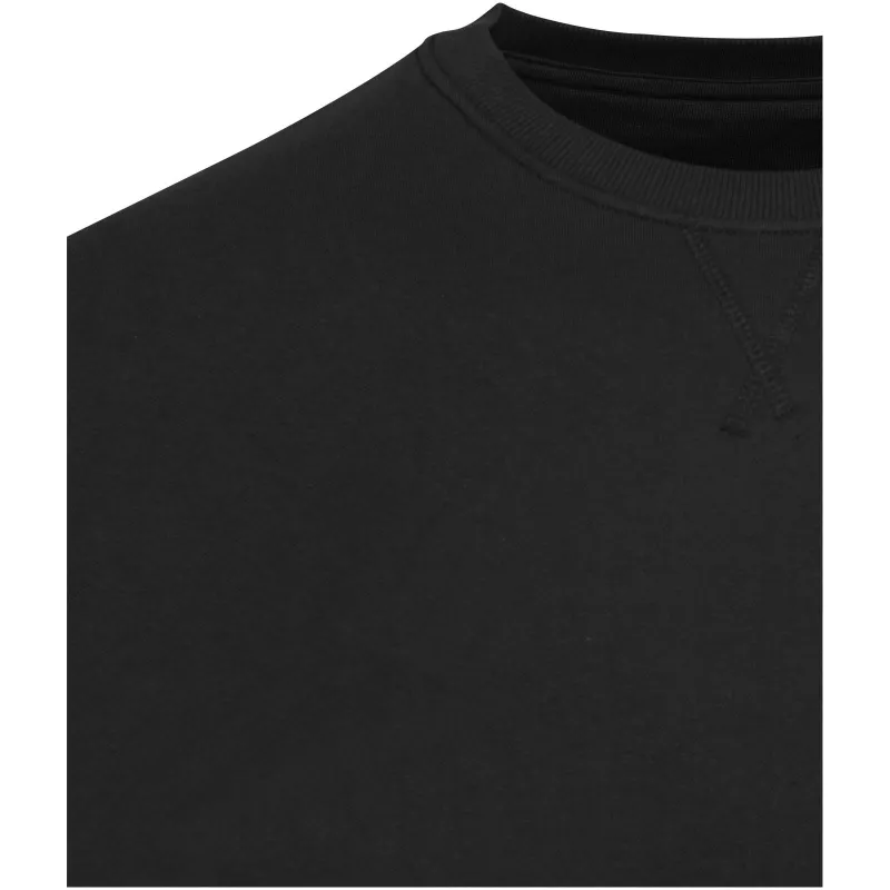 Jasper organiczna bluza unisex z recyklingu o gramaturze 280 g/m² z okrągłym dekoltem i certyfikatem OCS - Czarny (39561-BLACK)