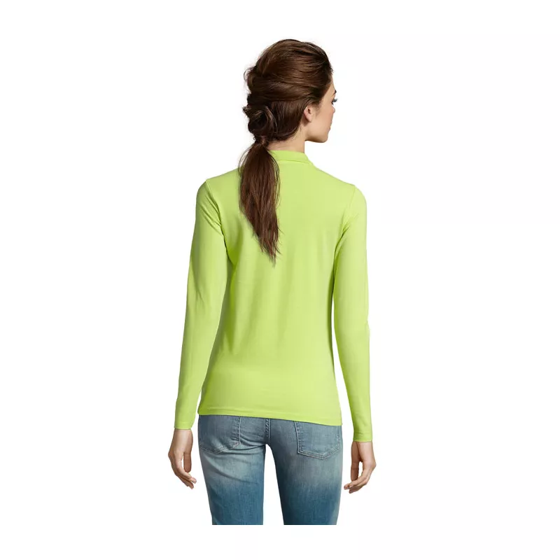 Polo damskie 180 g/m² Sol's PERFECT LSL WOMEN - Apple Green (S02083-AG)