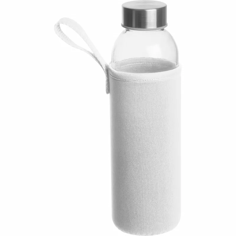 Butelka reklamowa szklana Klagenfurt 500 ml - biały (084206)