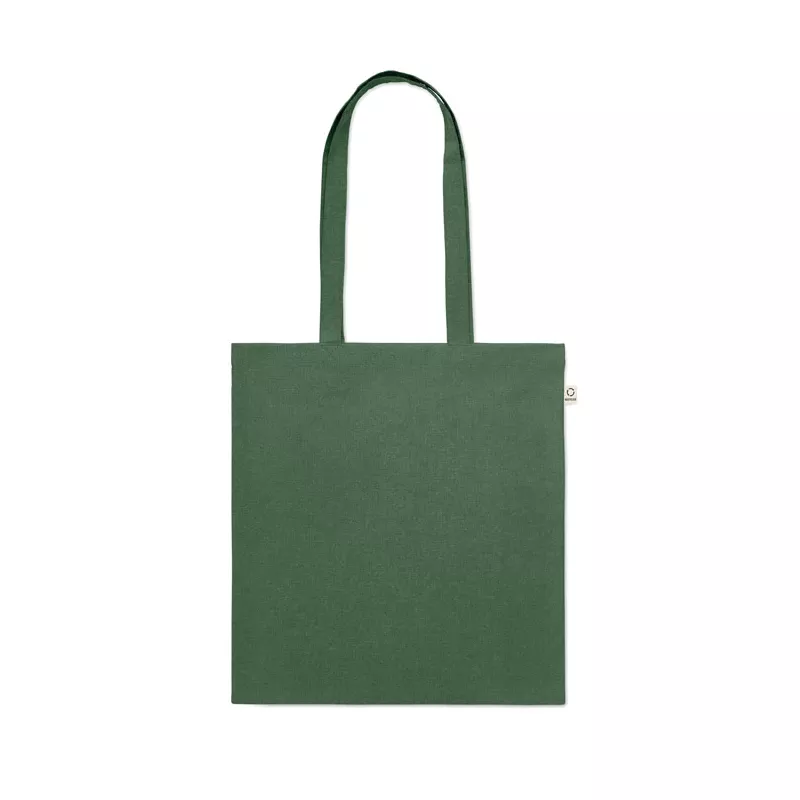 Torba z bawełny z recyklingu 140 g/m² VIVEKA COLOUR - Ciemnozielony (MO2302-60)