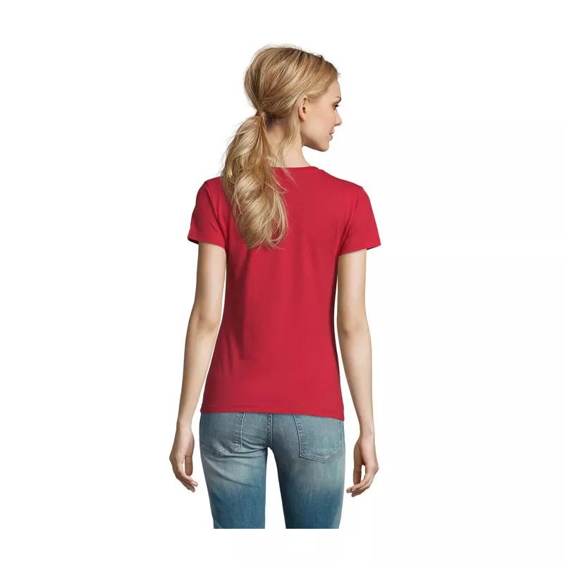 Koszulka damska 190 g/m² Sol's IMPERIAL WOMEN - Czerwony (S11502-RD)