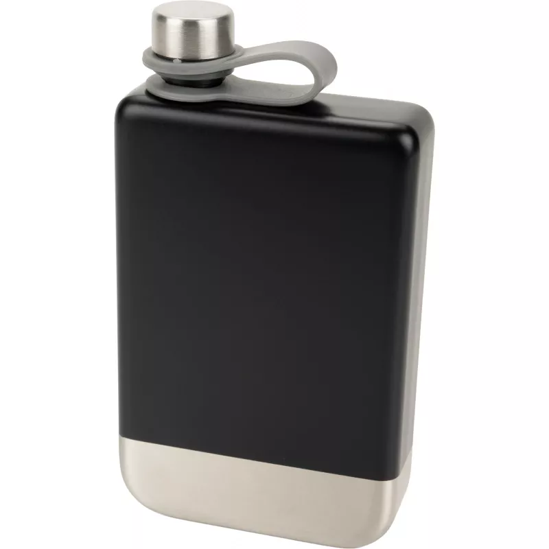 Zestaw piersiówka 266 ml, kieliszki 30 ml i lejek TAHAT Schwarzwolf - czarny (F5001200AJ303)