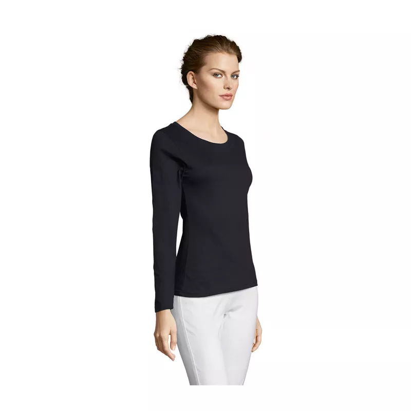 Longsleeve damski 150 g/m² Sol's MAJESTIC - Granatowy (S11425-NY)