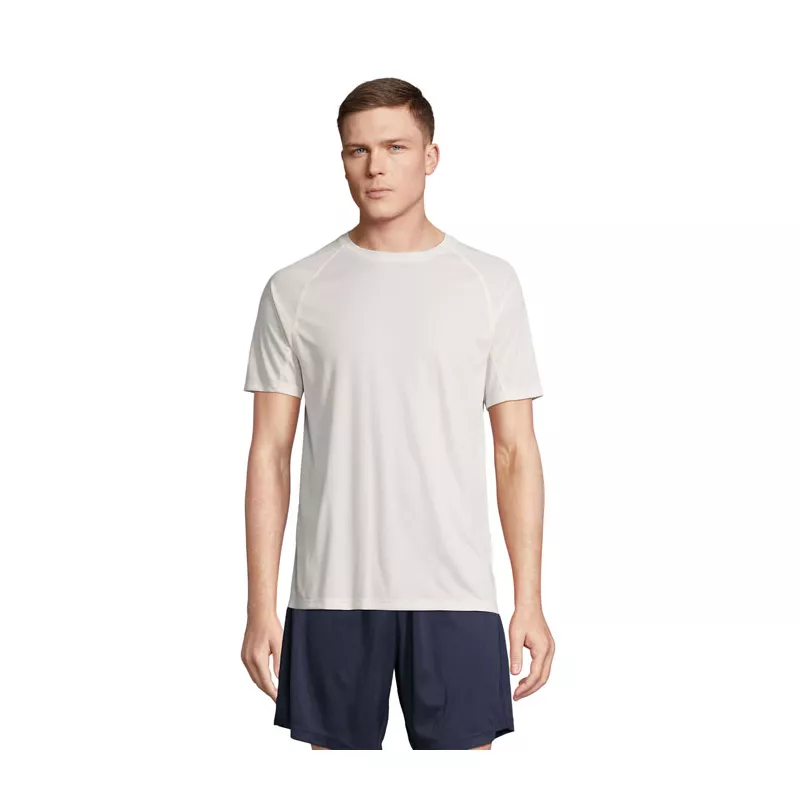 Koszulka sportowa unisex z recyklingu Sol's VORTEX - Off-White (S04787-WW)