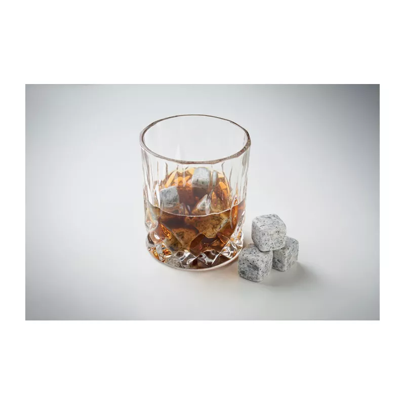 Kamienie do whisky 9 szt. w pudełku ABERDEEN - Drewna (MO2620-40)