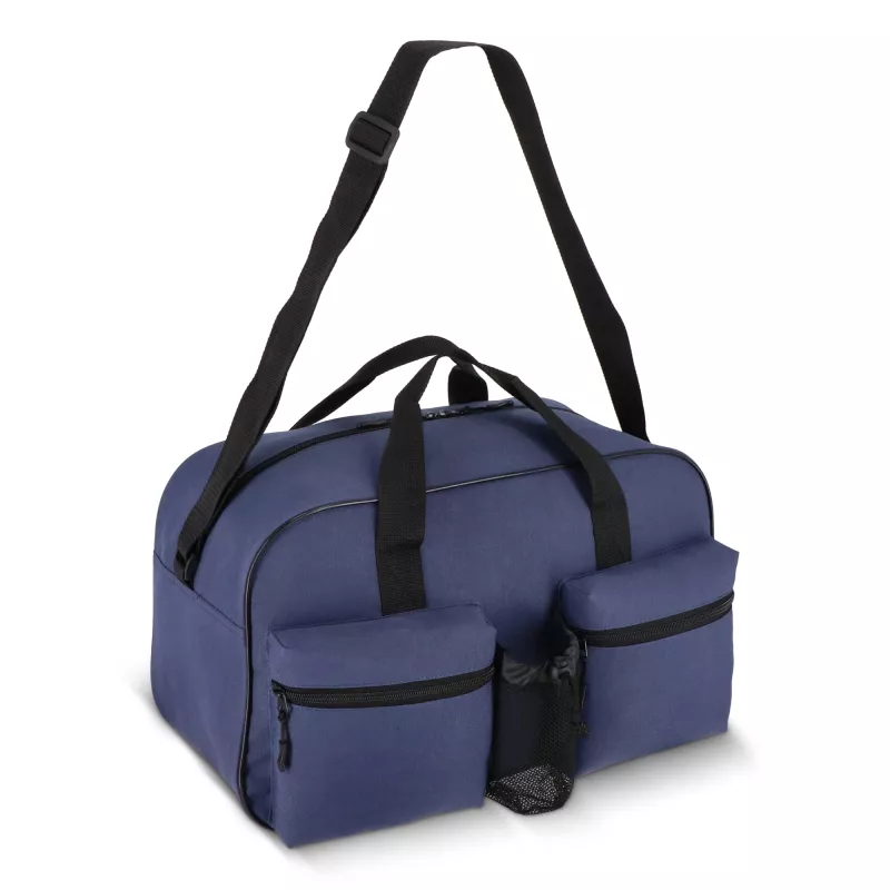 Torba sportowo-podróżna R-PET 600D 46 x 21 x 27,5 cm 25 l - ciemnoniebieski (LT95367-N0010)