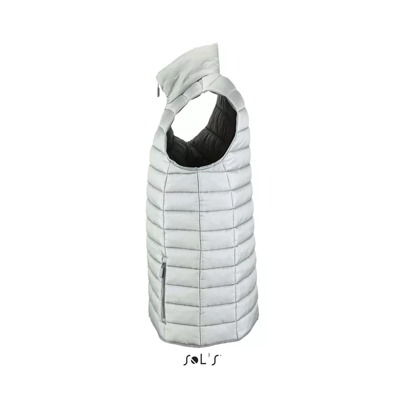 Kamizelka pikowana męska Sol's WAVE MEN - Metal Grey (S01436-MG)