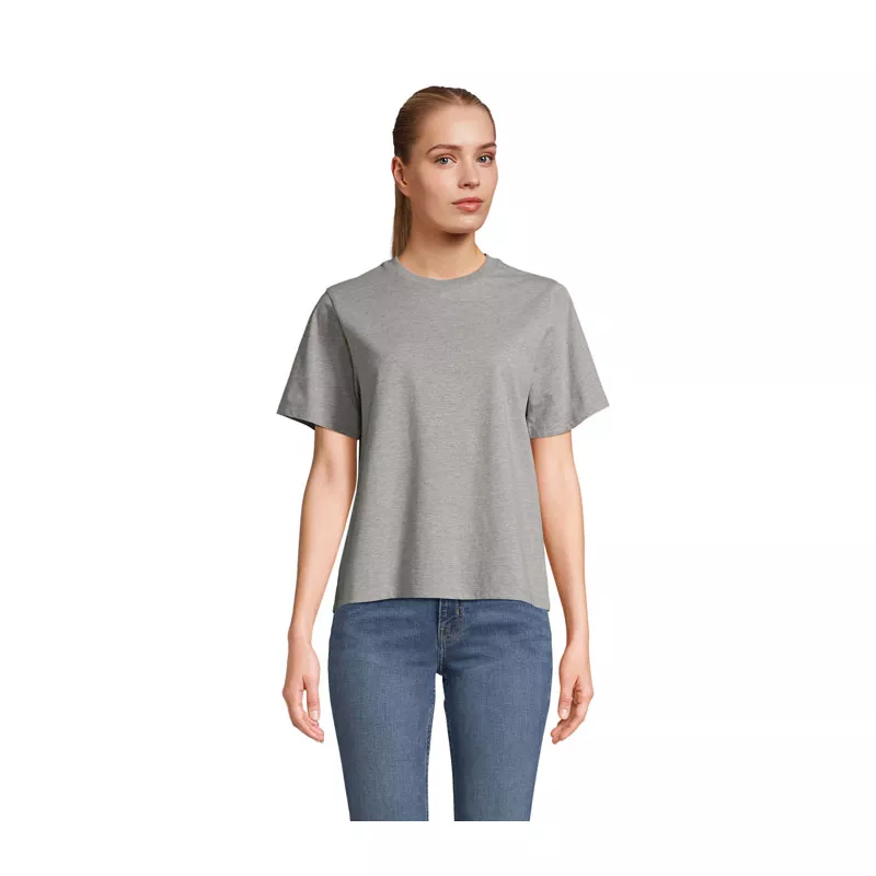 Koszulka damska organiczna Sol's LEGEND WOMEN - Szary Melanż (S04776-GM)