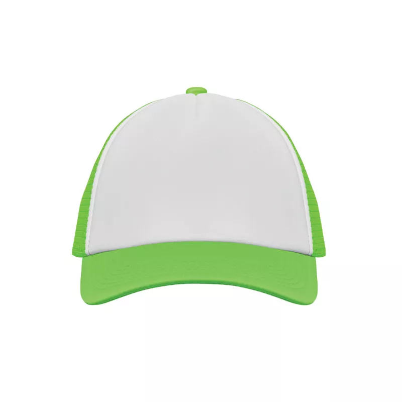 Czapka trucker 5-panelowa 150 g/m² BUBBLE - Fluorescencyjny Zielony (MO2269-68)