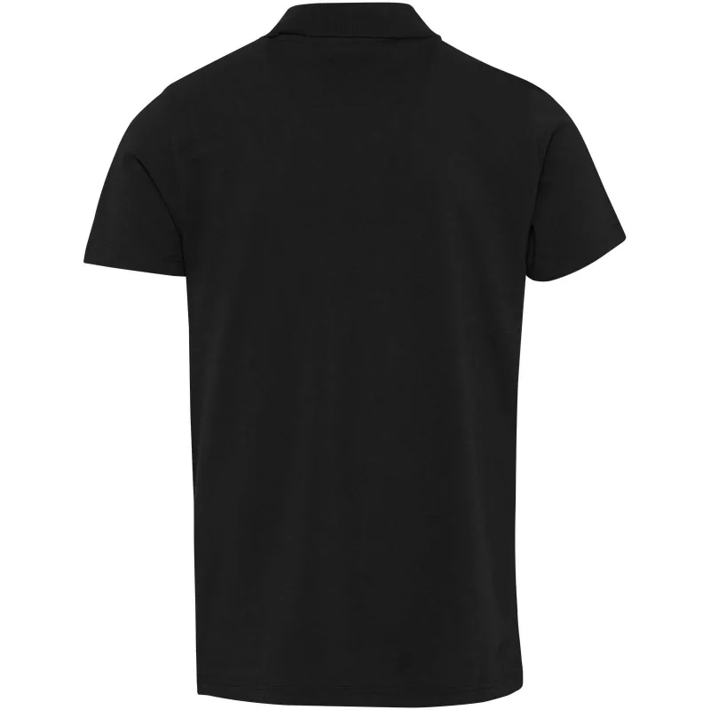 Graphite organiczna koszulka polo unisex o gramaturze 180 g/m², z krótkim rękawem i certyfikatem OCS - Czarny (39559-BLACK)