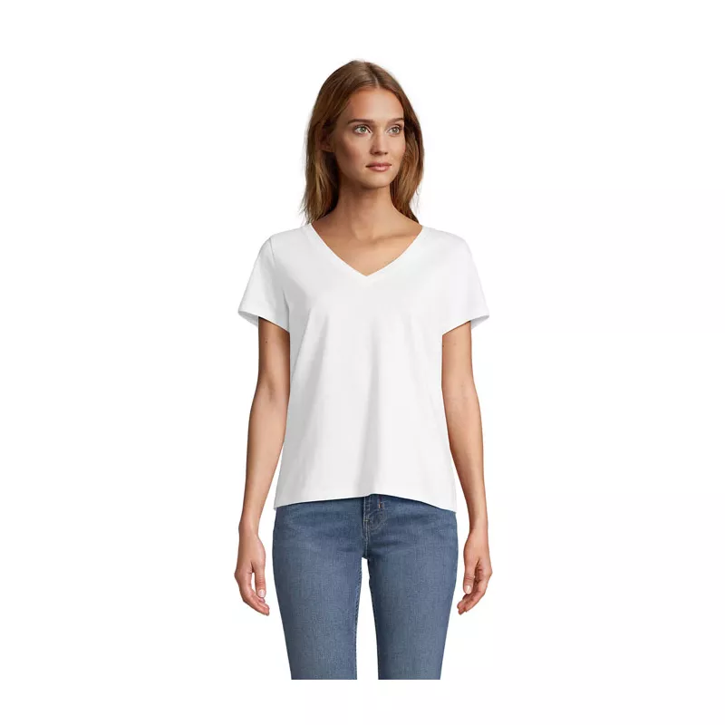 Koszulka damska V-neck Sol's REGENT V WOMEN - Bialy (S04766-WH)