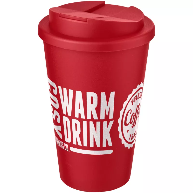 Americano® 350 ml tumbler with spill-proof lid - Czerwony (21069519)