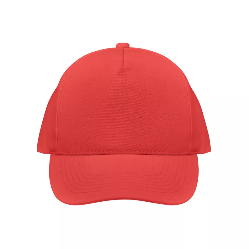 Czapka z daszkiem organiczna 250 g/m² BICCA CAP - Czerwony (MO6432-05)