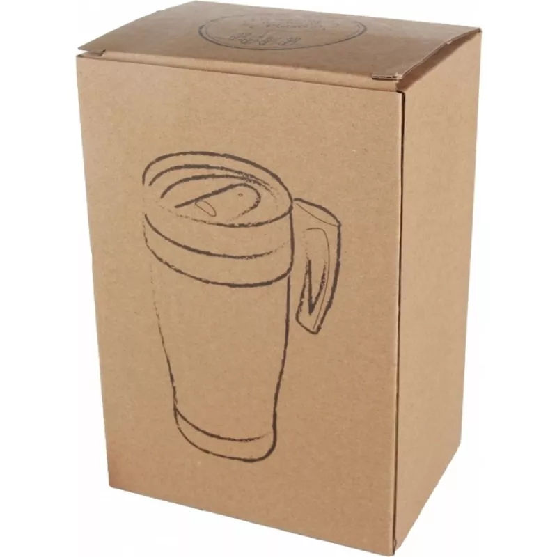 Kubek termiczny plastikowy FORT WORTH 400 ml - biały (561006)