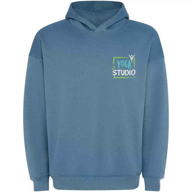 Bluza z kapturem Otto, styl oversize, unisex - Storm blue (R6702-STORMBL)