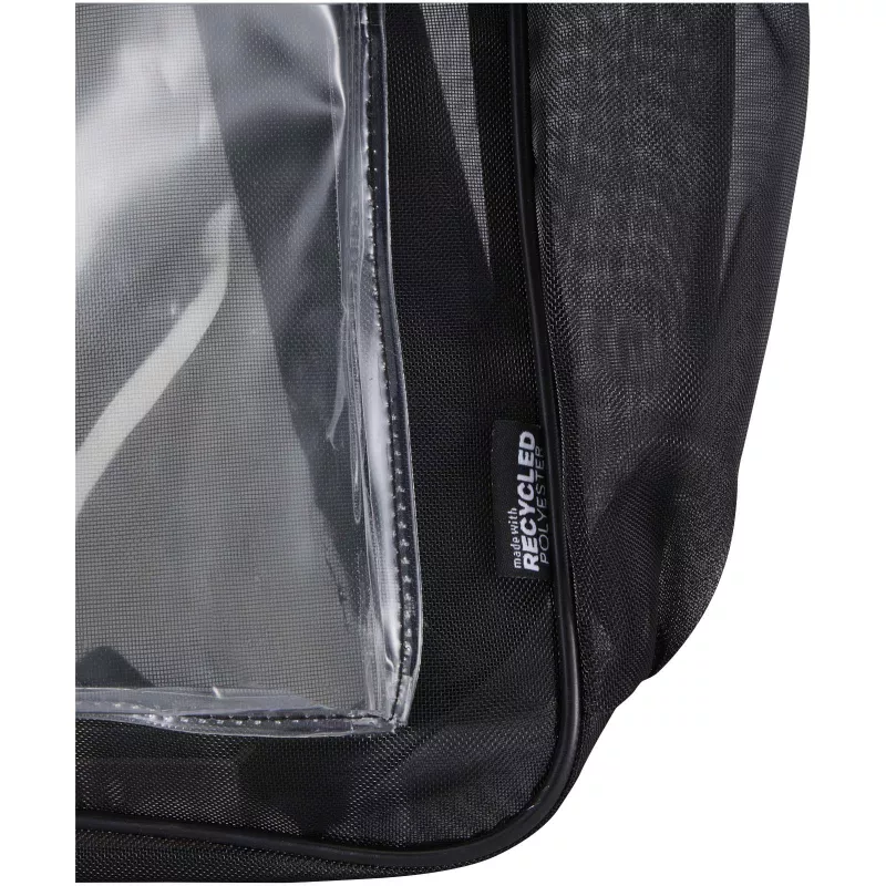 Mesh plecak z recyklingu z certyfikatem GRS o pojemności 18 l - Czarny (13013790)