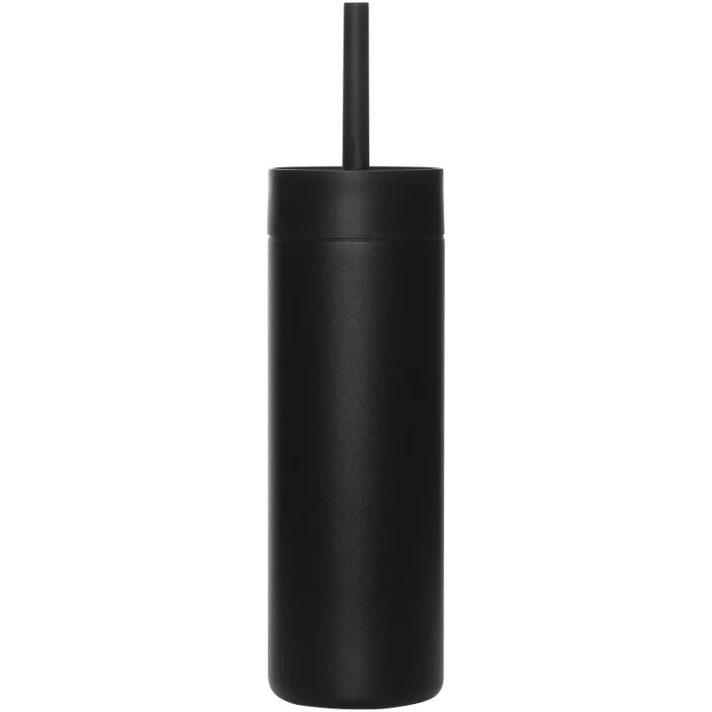 MiiR Sipper butelka na wodę o pojemności 473 ml ze słomką - Czarny (10093490)
