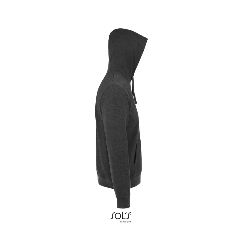Bluza męska z kapturem 280 g/m² Sol's SPENCER - Charcoal Melange (S02991-CE)