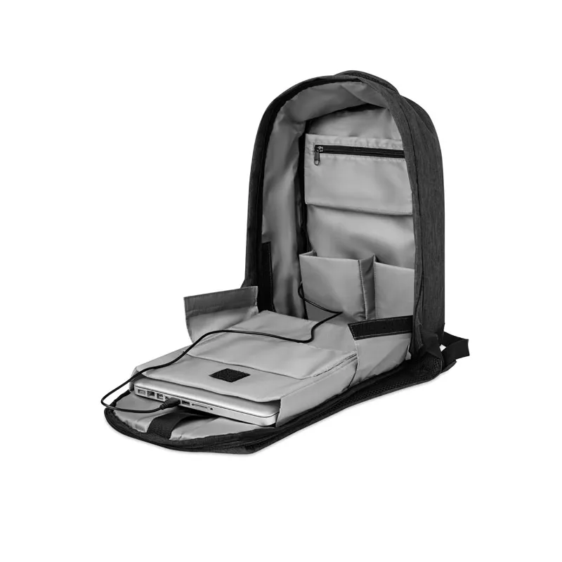Plecak antykradzieżowy na laptopa 13" BERLIN - Czarny (MO9294-03)