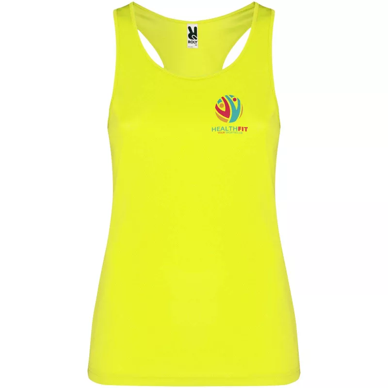 Shura damski podkoszulek sportowy - Fluor Yellow (R0349-FLYELLOW)