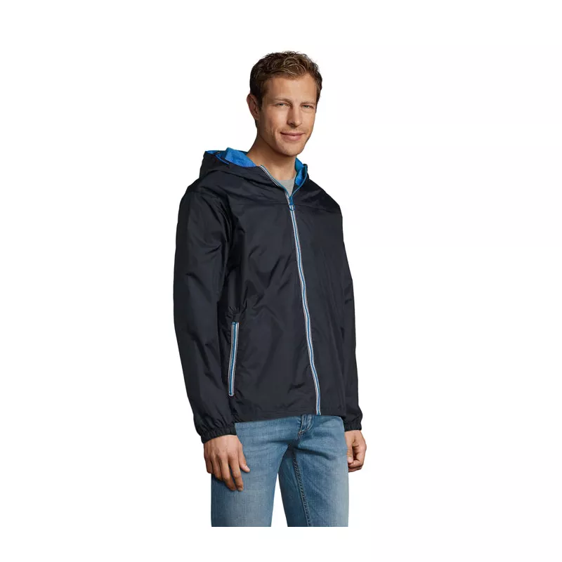 Kurtka wiatrówka unisex z podszewką Sol's SKATE - Navy/Royal (S01171-GV)