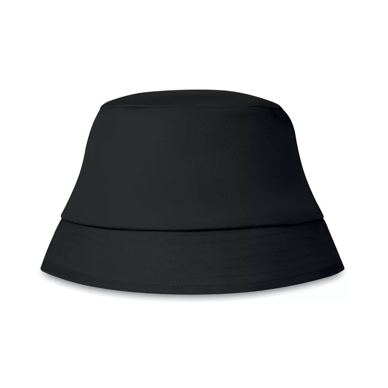 Kapelusz bucket bawełniany 160 g/m² BILGOLA - Czarny (KC1350-03)