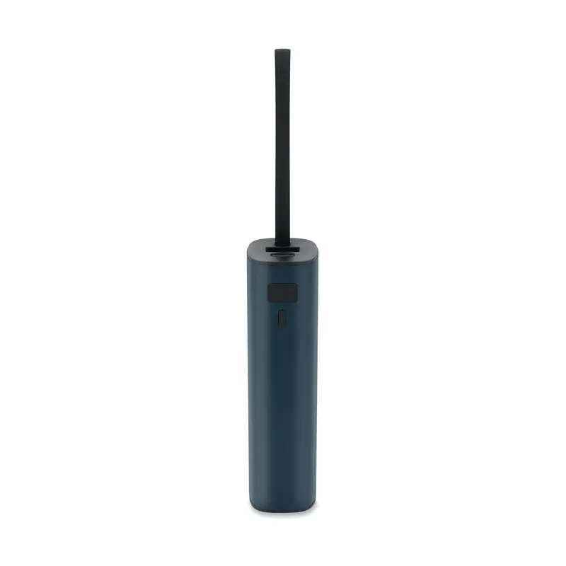 Powerbank aluminiowy 5000 mAh z kablem USB-C POWERTUBE - Francuski Granat (MO3144-85)