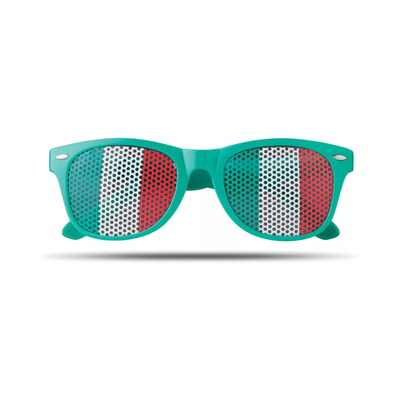 Okulary przeciwsłoneczne kibica FLAG FUN - Zielony (MO9275-09)