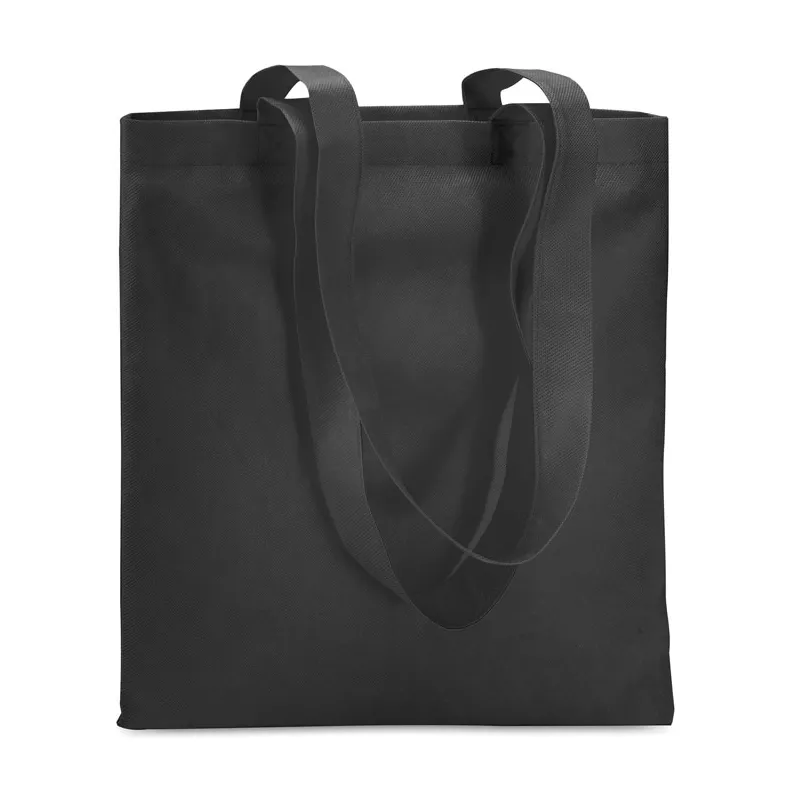 Torba na zakupy z włókniny 40x40 cm 80 g/m² TOTECOLOR - Czarny (IT3787-03)