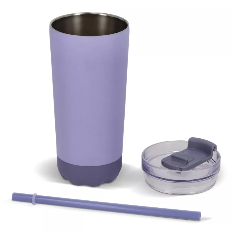 Kubek termiczny InSideOut ze stali nierdzewnej o podwójnych ściankach, 600 ml - liliowy (LT57017-N0071)