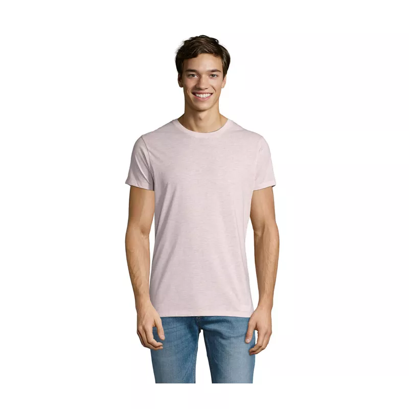 Koszulka męska dopasowana 150 g/m² Sol's REGENT FIT - Heather Pink (S00553-HP)