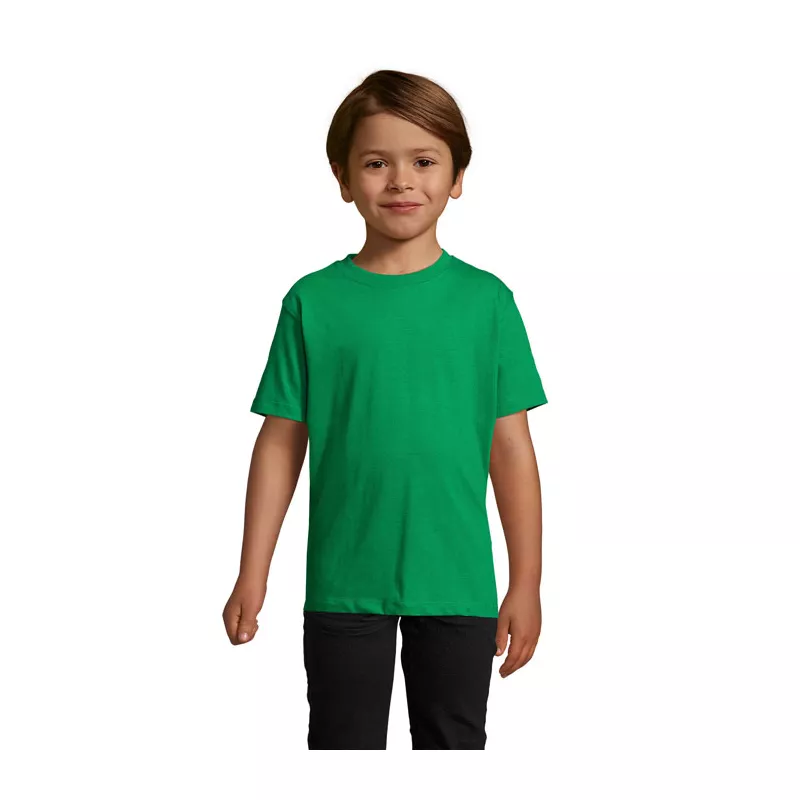 Koszulka dziecięca 190 g/m² Sol's IMPERIAL KIDS - Zielony (S11770-KG)
