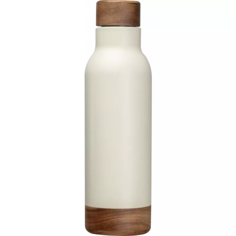 Butelka termiczna ze stalowa z recyklingu COTE D'AZUR MoLu 630 ml - biały (397806)