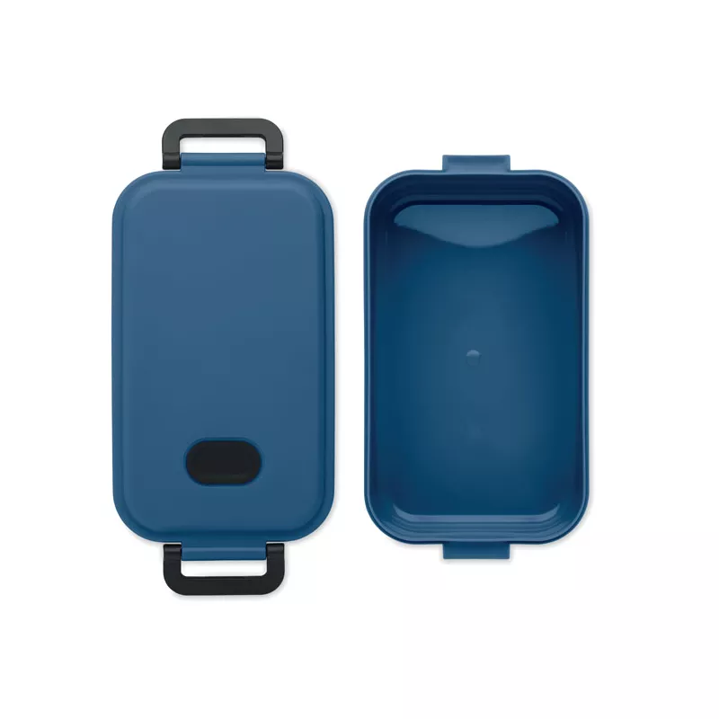 Lunchbox z PP z zaworem i klamrami 800 ml INDUS - Niebieski (MO6855-04)