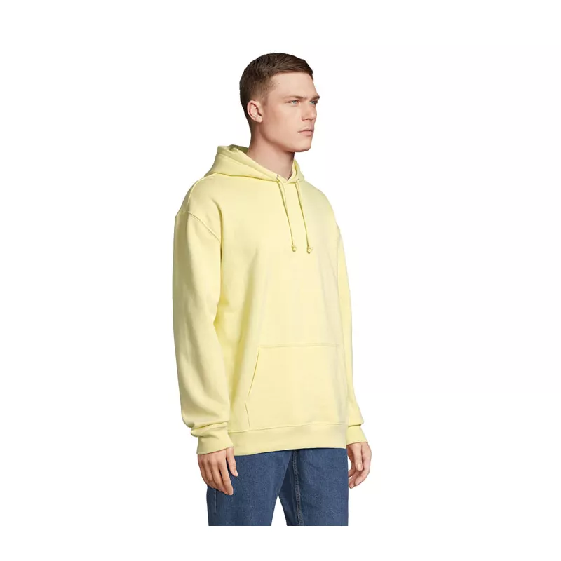Bluza unisex z kapturem 280 g/m² Sol's CONDOR - Jasno Żółty (S03815-LY)