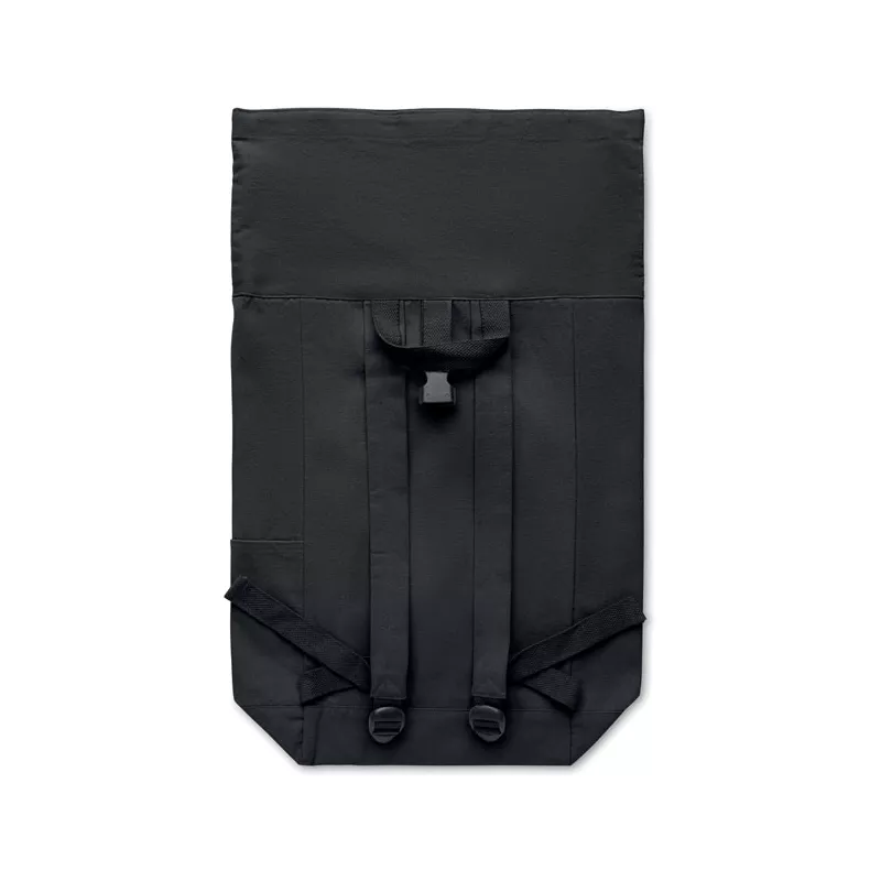 Plecak z bawełny z recyklingu 390 g/m² KAMET - Czarny (MO2552-03)