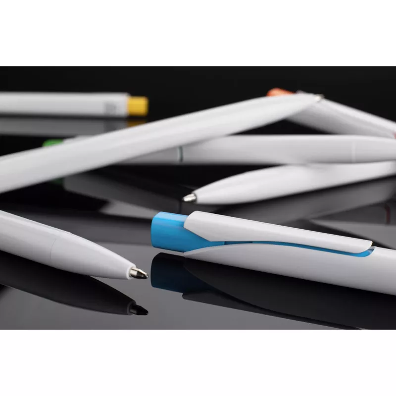 Długopis z tworzywa rABS KLIBO - błękitny (19739-08)