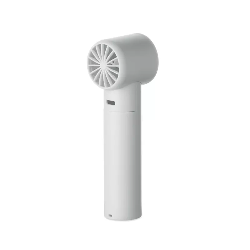 Mini wentylator ręczny z wyświetlaczem 2600 mAh GLACI - Bialy (MO2780-06)