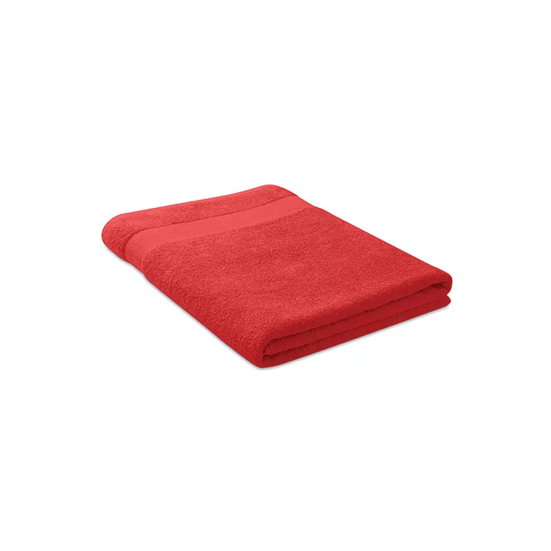 Ręcznik frotte organiczny 100x180 cm 360 g/m² MERRY - Czerwony (MO9933-05)