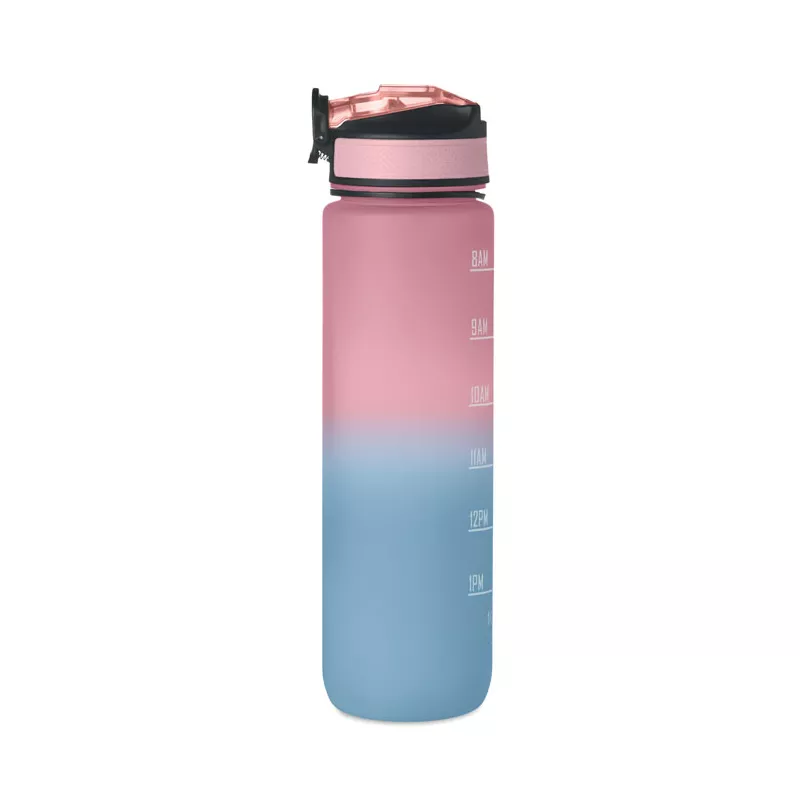 Butelka sportowa RPET 1000 ml ze słomką ACTIVATE - Dziecięcy Róż (MO2489-11)