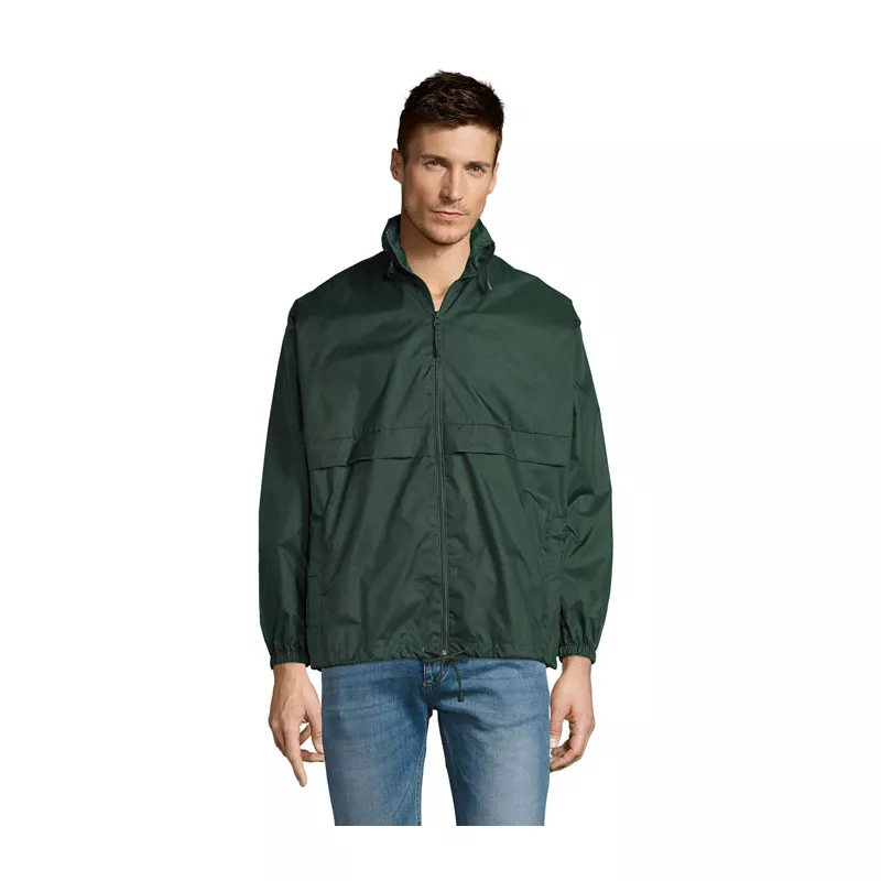Kurtka wiatrówka unisex wodoodporna Sol's SURF - Ciemno-Zielony (S32000-FG)