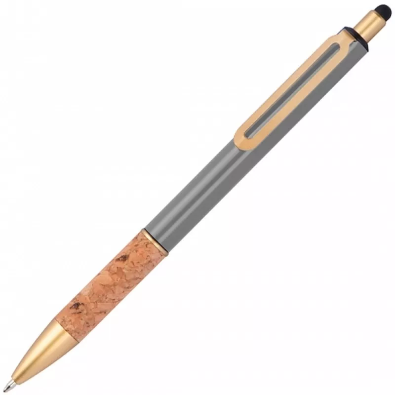 Długopis metalowy touch pen CAPRI - szary (369007)