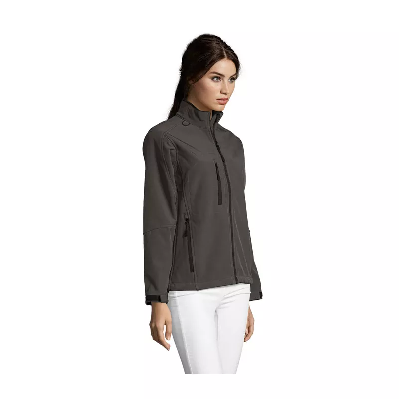 Softshell damski wodoodporny 340 g/m² Sol's ROXY - Szarość Węgla Drzewnego (S46800-CR)