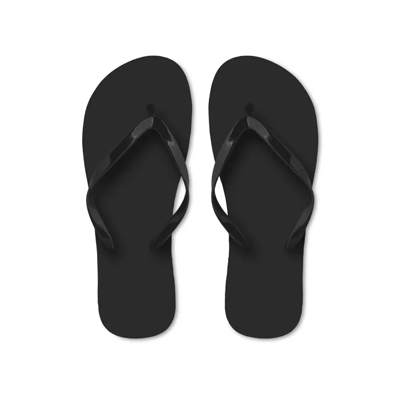 Klapki plażowe rozmiar M (36–39) HONOLULU - Czarny (MO2587-03)