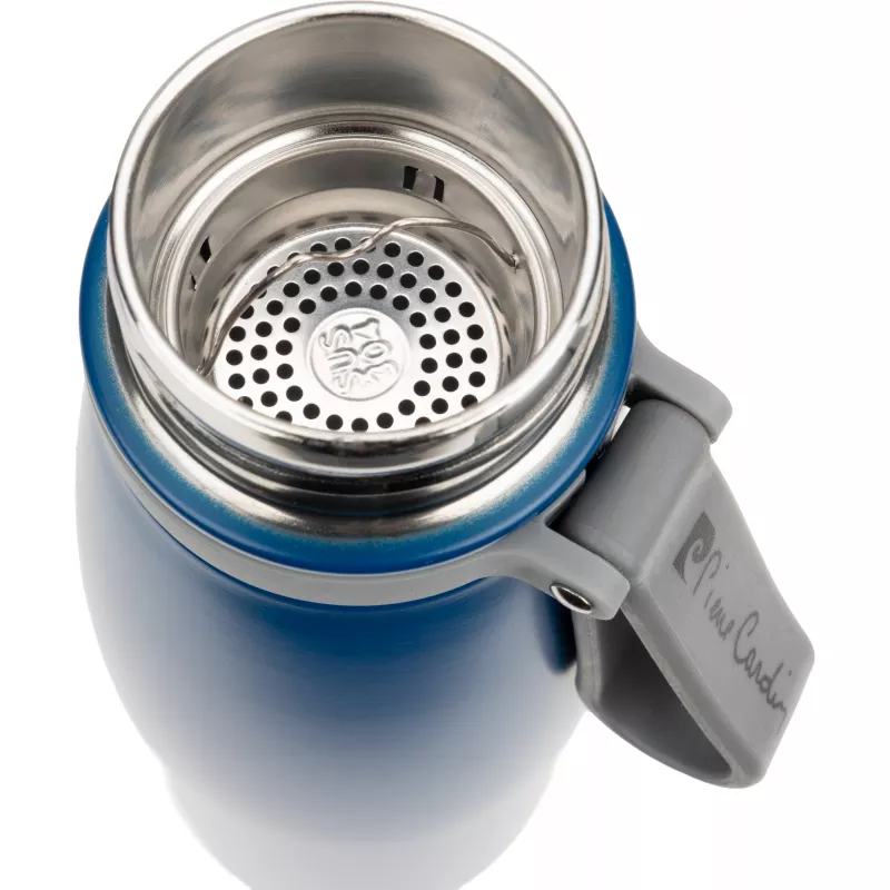 Butelka termiczna stalowa Pierre Cardin 650 ml - niebieski (B9000501IP304)