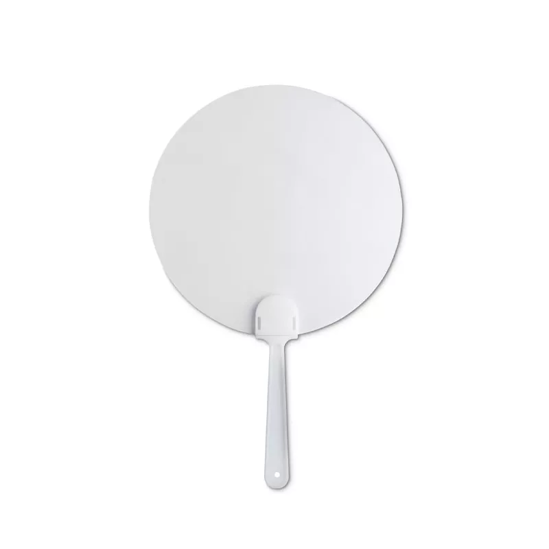 Wachlarz okrągły z PP PAYPAY - Bialy (IT3491-06)