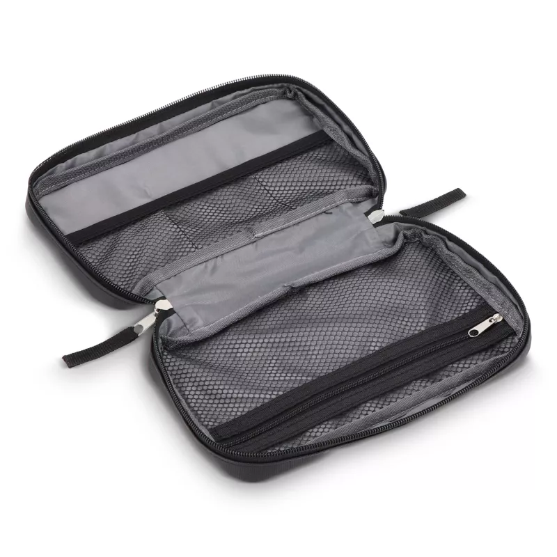 Torba organizacyjna rPET PU Coated 210D Napa 22 x 13 x 4 cm - czarny (LT95327-N0002)