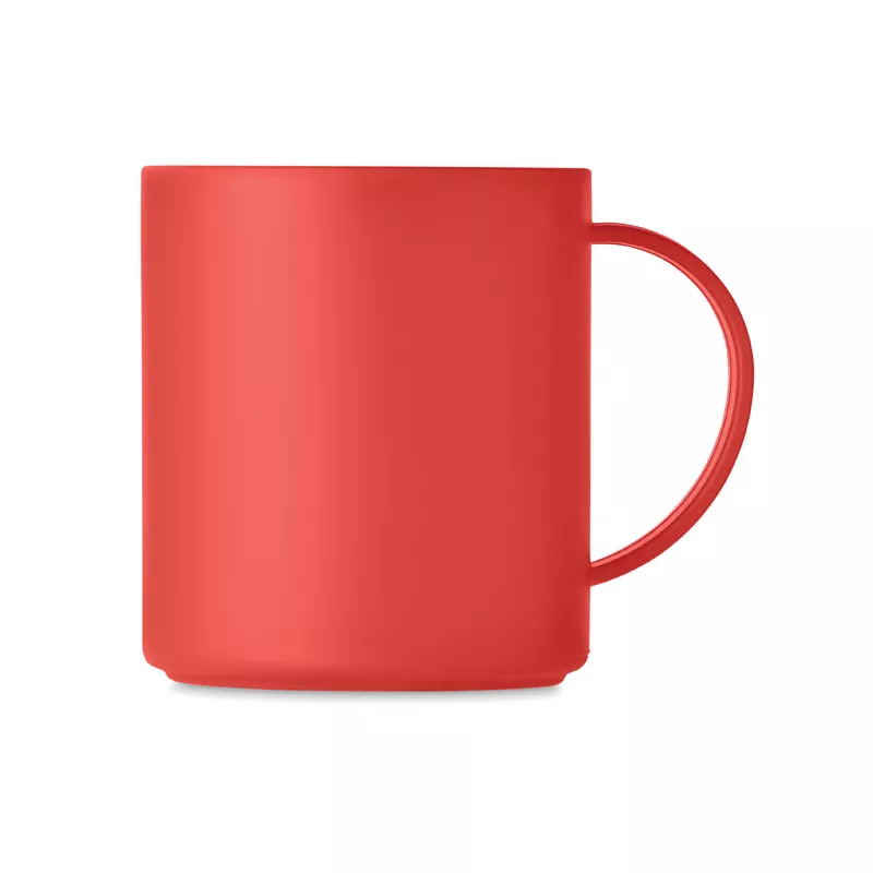 Kubek z PP wielokrotnego użytku 300 ml MONDAY - Czerwony (MO6256-05)